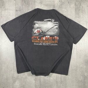 Black Harley Davidson Pocket Tee Shirt